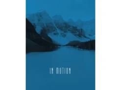 Komar Wandbild Word Lake Blue 30 x 40 cm