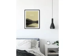 Komar Wandbild Word Lake Sand 40 x 50 cm