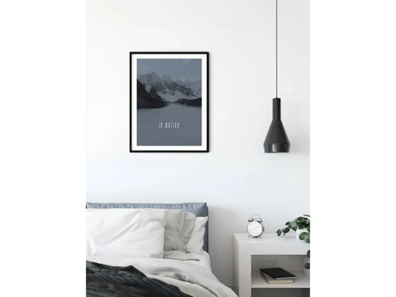 Clearance Komar Wandbild Word Lake Steel 40 x 50 cm