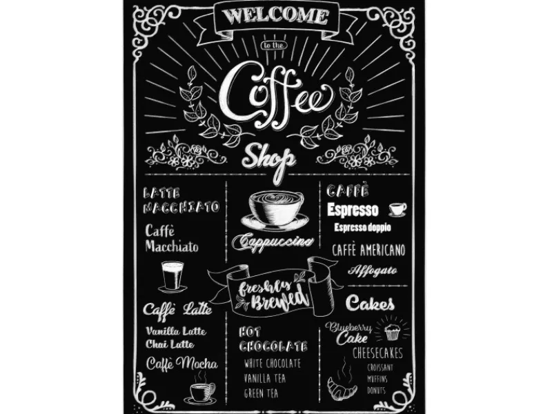 New Komar Wandsticker Coffeeshop 70 cm x 50 cm