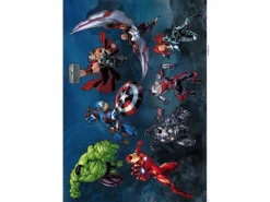 Komar Wandtattoo Die Rächer Rot Grün und Blau 50 cm x 70 cm 612745