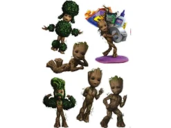 Best Komar Wandtattoo I Am Groot! Braun und Grün 50 cm x 70 cm 612747