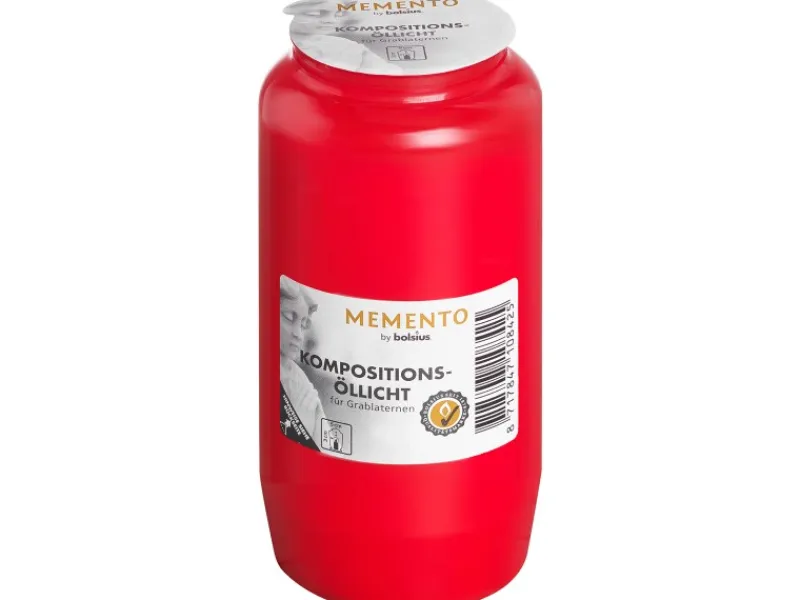 Bolsius Kompositions-Öllicht Nr. 7 Rot