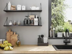 Hot Konsole Wire 21,6 cm x 21 cm Schwarz Matt