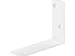 Konstruktionswinkel Weiß Pulverbeschichtet 100 mm x 75 mm x 30 mm