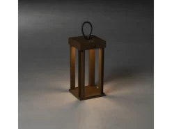 Discount Konstsmide LED-Laterne Cannes farben 42 cm x 15 cm x 15 cm Rost