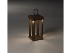 Discount Konstsmide LED-Laterne Cannes farben 42 cm x 15 cm x 15 cm Rost