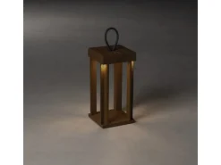 Discount Konstsmide LED-Laterne Cannes farben 42 cm x 15 cm x 15 cm Rost