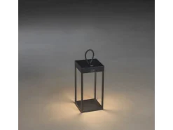 Konstsmide LED-Laterne Ravello Schwarz 30 cm x 15 cm x 15 cm