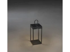 Konstsmide LED-Laterne Ravello Schwarz 30 cm x 15 cm x 15 cm