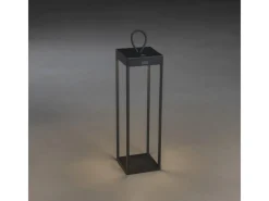 Konstsmide LED-Laterne Ravello Schwarz 50 cm x 15 cm x 15 cm