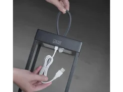 Konstsmide LED-Laterne Ravello Schwarz 50 cm x 15 cm x 15 cm