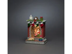 Outlet Konstsmide Wasserlaterne Kamin mit Weihnachtsmann für Innen