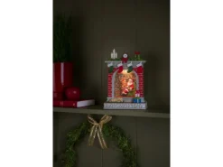 Outlet Konstsmide Wasserlaterne Kamin mit Weihnachtsmann für Innen