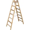 Krause Doppel-Leiter Holz 2 x 7 Sprossen