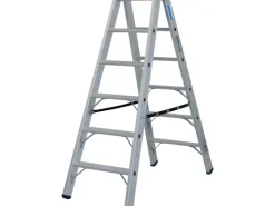 Krause Doppelleiter Stabilo 2 x 6 Stufen 225 kg