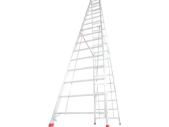 Clearance Krause Doppelleiter Stabilo 2 x 16 Sprossen 440 cm x 86 cm x 258 cm