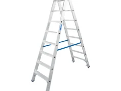 Sale Krause Doppelleiter Stabilo 2 x 8 Stufen 190 cm x 60 cm x 160 cm