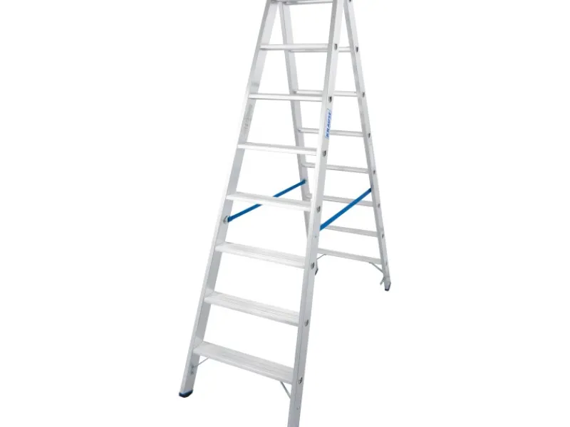 Sale Krause Doppelleiter Stabilo 2 x 8 Stufen 190 cm x 60 cm x 160 cm