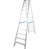 Krause Doppelleiter Stabilo 2 x 12 Stufen 280 cm x 75 cm x 235 cm