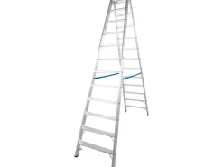 Krause Doppelleiter Stabilo 2 x 12 Stufen 280 cm x 75 cm x 235 cm