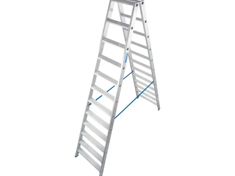 Krause Doppelleiter Stabilo 2 x 12 Stufen 280 cm x 75 cm x 235 cm