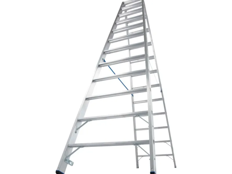 Krause Doppelleiter Stabilo 2 x 12 Stufen 280 cm x 75 cm x 235 cm