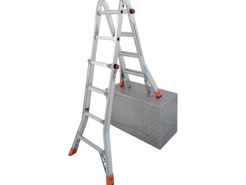 Krause Gelenk-Teleskopleiter Monto TeleMatic 4 x 4 Sprossen