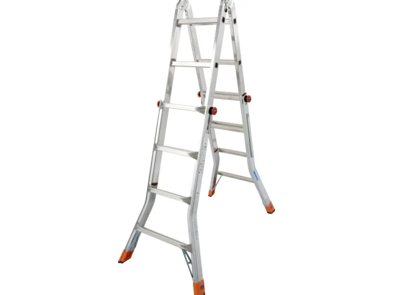 Krause Gelenk-Teleskopleiter Monto TeleMatic 4 x 4 Sprossen