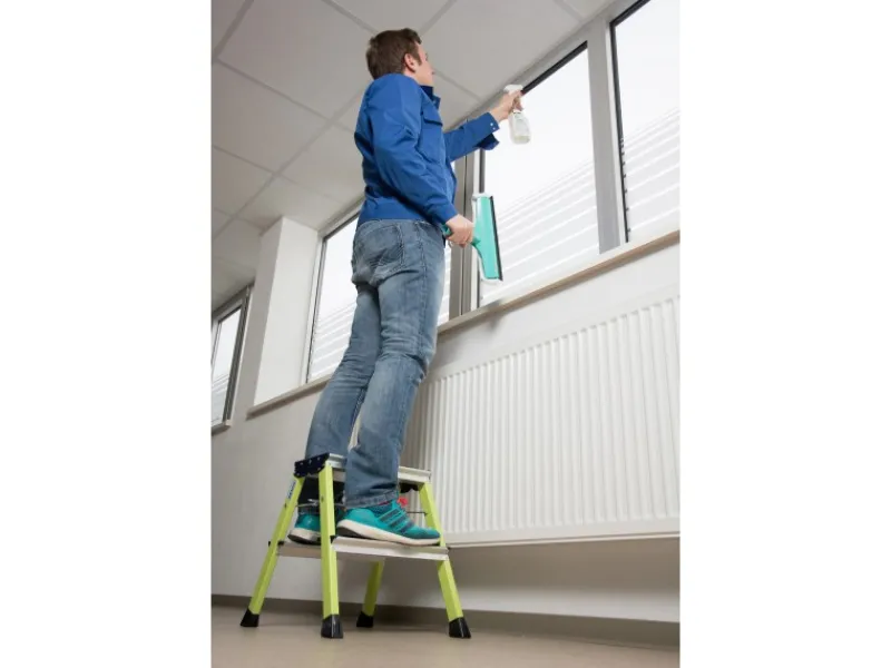 Krause Klapptritt Rolly Fahrbar 2 x 2 Stufen 45 cm x 40 cm x 50 cm