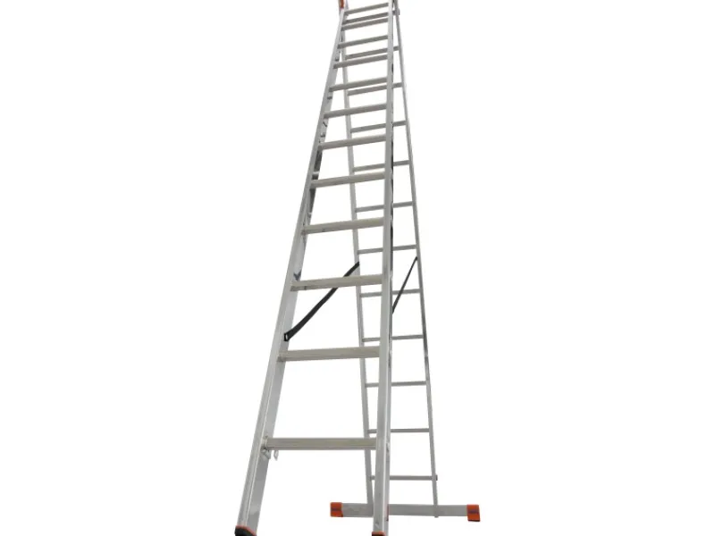 Krause Mehrzweckleiter Dubilo 2 x 12 Sprossen 585 cm x 97 cm x 157 cm