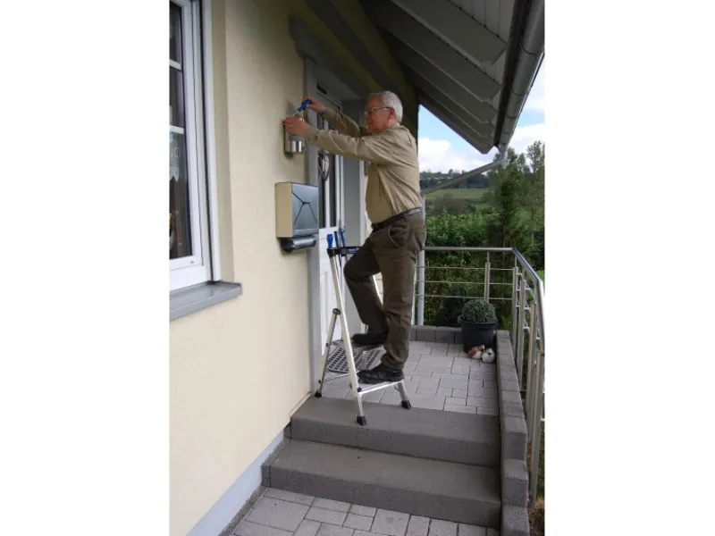 Krause Safepro Stufen-Stehleiter 2 Stufen