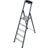 Krause SePro S Stufenstehleiter Eloxiert 5 Stufen