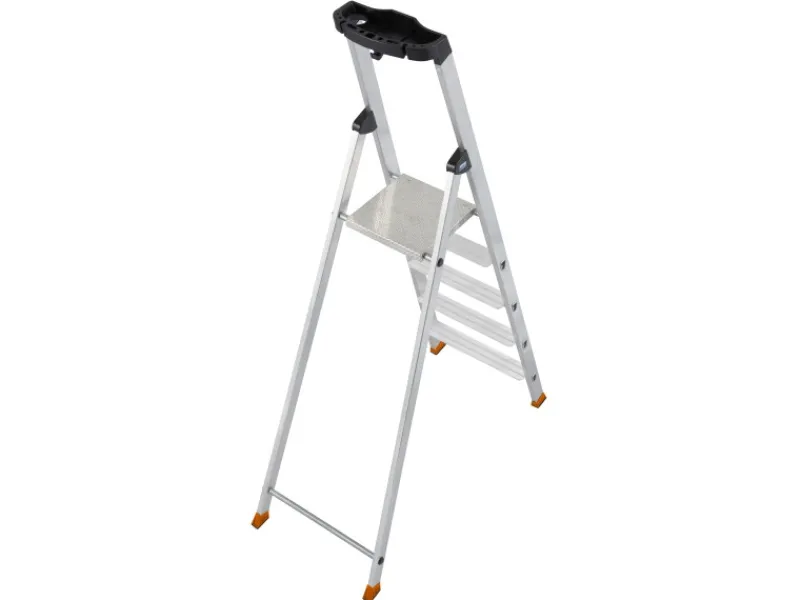Krause Stehleiter Solido 5 Stufen 165 cm x 48 cm x 104 cm