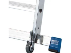 Outlet Krause Stehleiter Stabilo mit Traversen Fahrbar 8 Stufen 250 cm x 98 cm x 160 cm