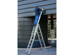 Sale Krause Vielzweckleiter Stabilo +S 3 x 8 Sprossen/Stufen 490 x 97 x 183 cm