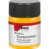 KREUL Acryl Farbe Glänzend Dunkelgelb 50 ml