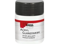 KREUL Acryl Farbe Glänzend Weiß 50 ml