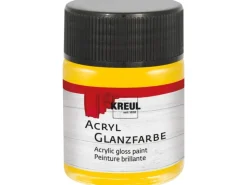 KREUL Acryl Farbe Glänzend Sonnengelb 50 ml