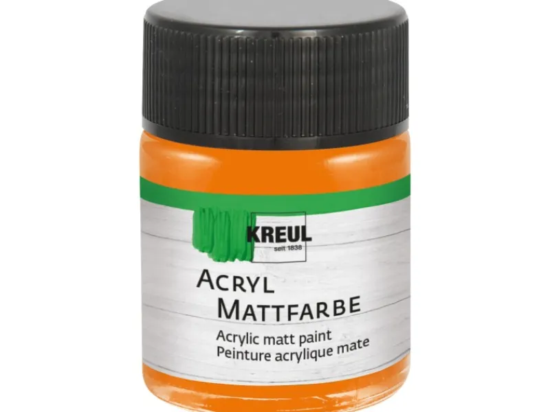 KREUL Acryl Farbe Matt Orange 50 ml