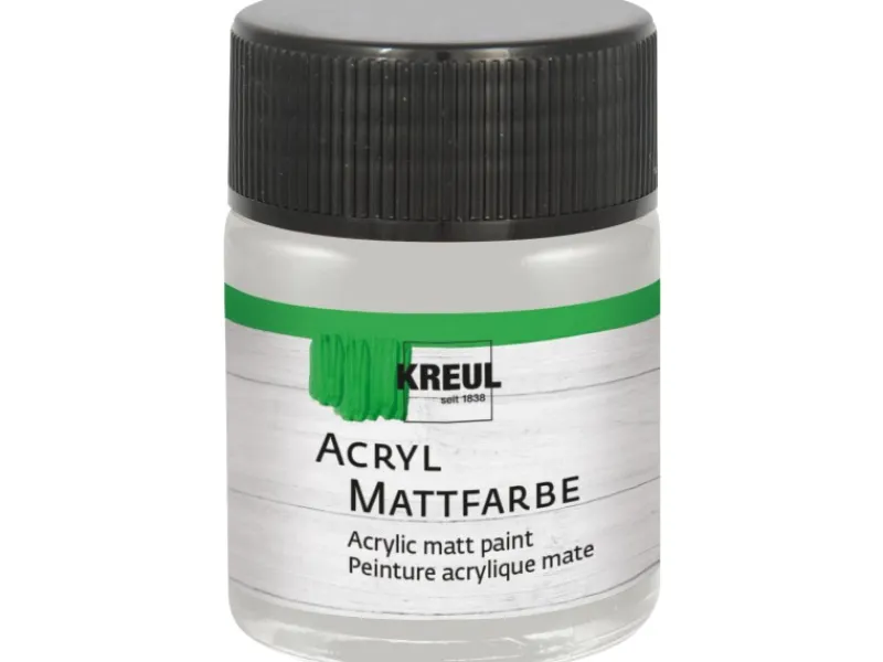 Discount KREUL Acryl Farbe Matt Silber 50 ml