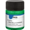 Best KREUL Acryl Farbe Metallic Grün 50 ml