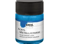 KREUL Acryl Farbe Metallic Blau 50 ml