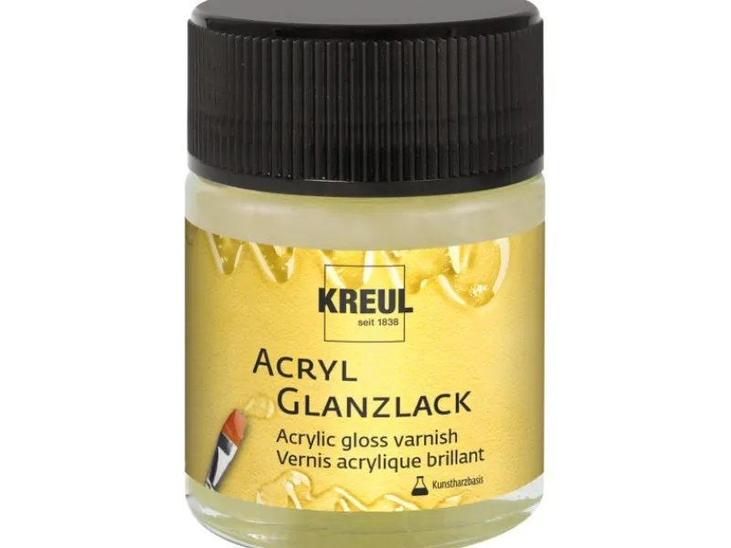 Online KREUL Acryl Glanzlack Kunstharzbasis Transparent 50 ml