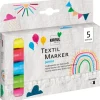 Sale KREUL Textil Marker medium Junior 5er Set