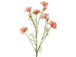 Kunstblume Polyester 82 cm Pfirsich