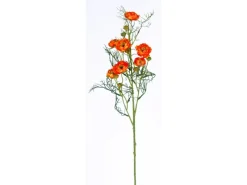 Online Kunstblume Ranunkel Orange 74 cm