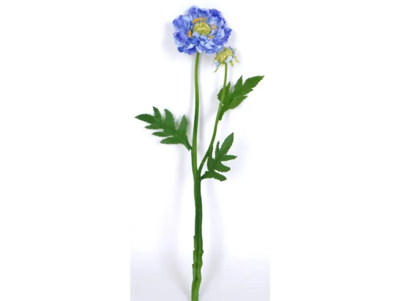 Kunstblume Scabiosa Blau 50 cm