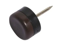 Best Kunststoffgleiter mit Stift Ø 18 mm 8 Stück Braun