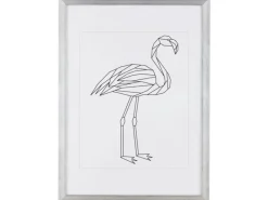 Kunststoffrahmen 50 cm x 70 cm Silber Metallic Look